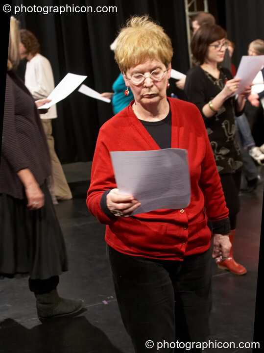 A community-cast workshop in preparation for The Southwark Mysteries 2010. London, United Kingdom. © 2010 Photographicon