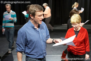 A community-cast workshop in preparation for The Southwark Mysteries 2010. London, United Kingdom. © 2010 Photographicon