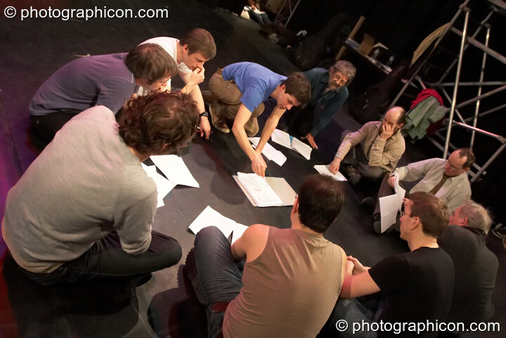 A community-cast workshop in preparation for The Southwark Mysteries 2010. London, United Kingdom. © 2010 Photographicon