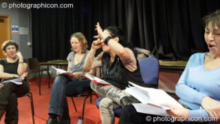 A community-cast workshop in preparation for The Southwark Mysteries 2010. London, United Kingdom. © 2010 Photographicon