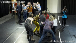 A community-cast workshop in preparation for The Southwark Mysteries 2010. London, United Kingdom. © 2010 Photographicon