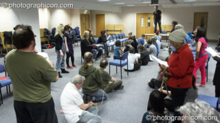 A community-cast workshop in preparation for The Southwark Mysteries 2010. London, United Kingdom. © 2010 Photographicon