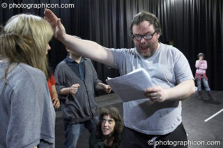 A community-cast workshop in preparation for The Southwark Mysteries 2010. London, United Kingdom. © 2010 Photographicon