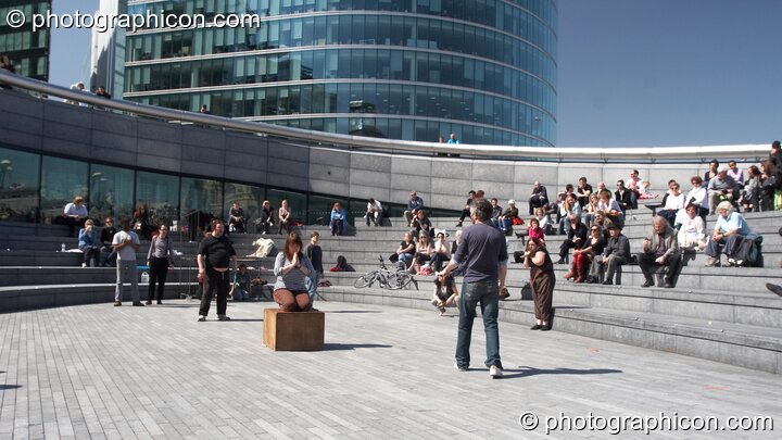 An open air public dress rehearsal of The Southwark Mysteries 2010. London, United Kingdom. © 2010 Photographicon