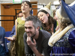 A community-cast workshop in preparation for The Southwark Mysteries 2010. London, United Kingdom. © 2010 Photographicon