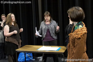 A community-cast workshop in preparation for The Southwark Mysteries 2010. London, United Kingdom. © 2010 Photographicon