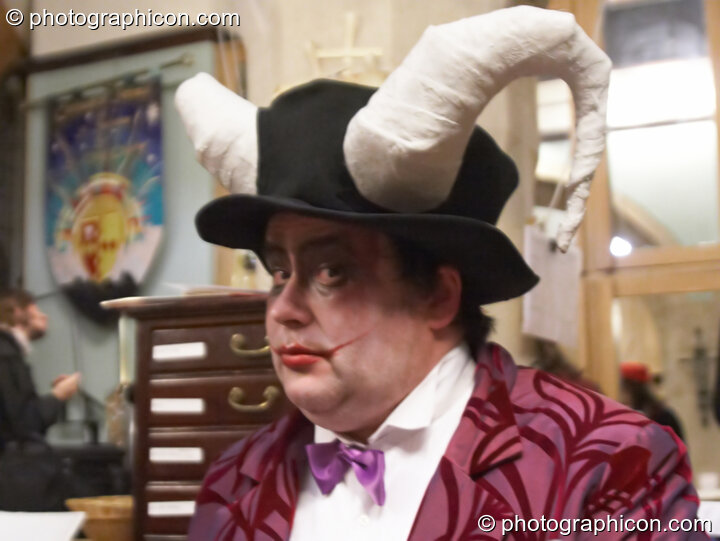Backstage during the dress rehearsal of The Southwark Mysteries 2010. London, United Kingdom. © 2010 Photographicon