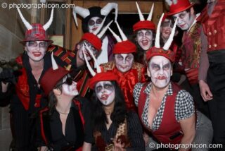 Backstage during a theatrical performance of The Southwark Mysteries 2010. London, United Kingdom. © 2010 Photographicon