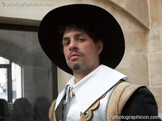 Backstage during a theatrical performance of The Southwark Mysteries 2010. London, United Kingdom. © 2010 Photographicon