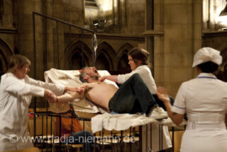 Dress rehearsal of The Southwark Mysteries 2010. London, United Kingdom. © 2010 Photographicon