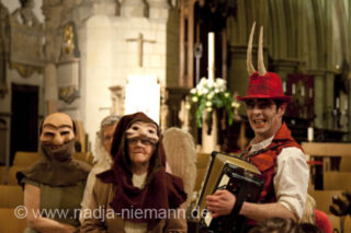 Dress rehearsal of The Southwark Mysteries 2010. London, United Kingdom. © 2010 Photographicon