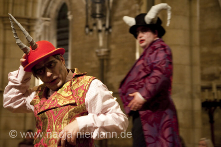 Dress rehearsal of The Southwark Mysteries 2010. London, United Kingdom. © 2010 Photographicon