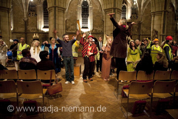 Dress rehearsal of The Southwark Mysteries 2010. London, United Kingdom. © 2010 Photographicon