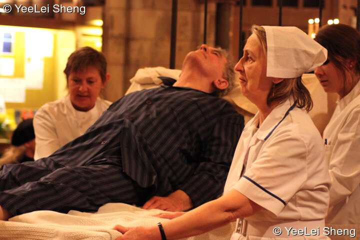 Dress rehearsal of The Southwark Mysteries 2010. London, United Kingdom. © 2010 Photographicon