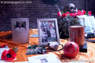 The ritual shrine at The Halloween of the Cross Bones XIII. London, United Kingdom. © 2010 Photographicon