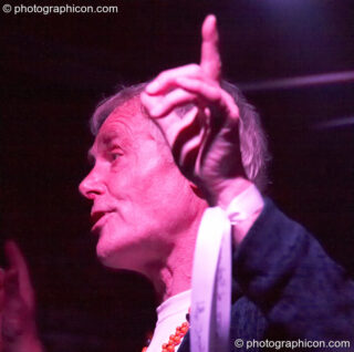 John Constable performs at The Halloween of the Cross Bones XIII. London, United Kingdom. © 2010 Photographicon