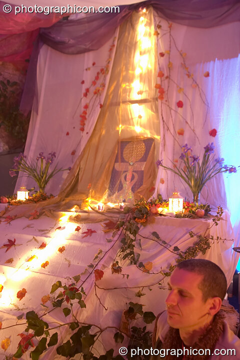 The White Tara Healing Temple at the Synergy Project. London, United Kingdom. © 2004 Photographicon