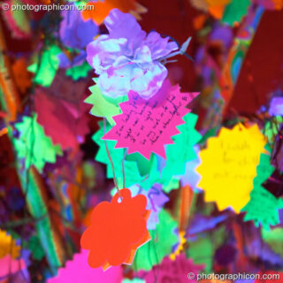 The Wishing Tree in the Art Nation space at the Synergy Project. London, United Kingdom. © 2004 Photographicon