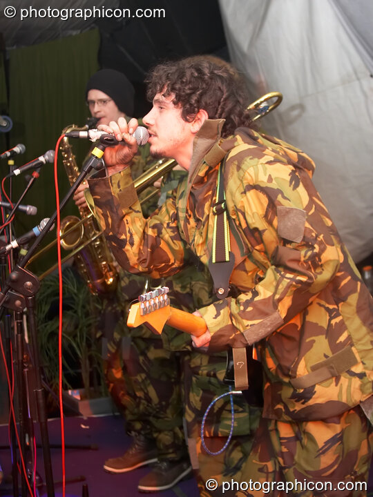 United Vibrations on the Peace not War stage at The Synergy Project. London, United Kingdom. © 2006 Photographicon