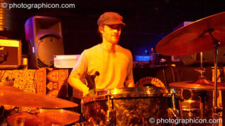 Mordekkers on the Ceilidh stage at The Synergy Project. London, United Kingdom. © 2006 Photographicon