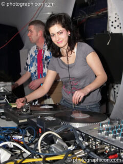 Minky in the BinglyBongly space at The Synergy Project. London, United Kingdom. © 2006 Photographicon