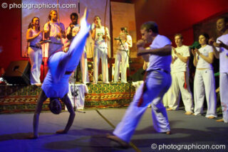 Capoeira Abolicao in the Synergy Centre space at The Synergy Project.at The Synergy Project. London, United Kingdom. © 2006 Photographicon