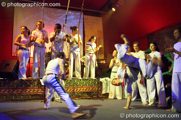 Capoeira Abolicao in the Synergy Centre space at The Synergy Project.at The Synergy Project. London, United Kingdom. © 2006 Photographicon
