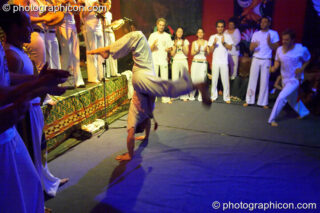 Capoeira Abolicao in the Synergy Centre space at The Synergy Project.at The Synergy Project. London, United Kingdom. © 2006 Photographicon
