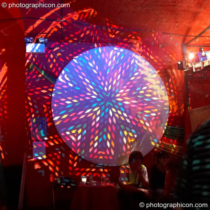 Projections in the Whirl-Y-Gig space at The Synergy Project. London, United Kingdom. © 2006 Photographicon