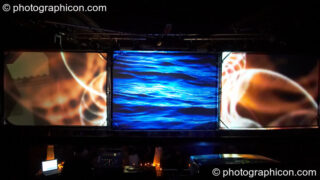 Projections in the Pixel Addicts space at The Synergy Project. London, United Kingdom. © 2006 Photographicon