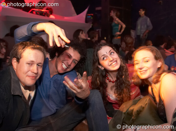 People chilling in the Glitch-Out space at The Synergy Project. London, United Kingdom. © 2007 Photographicon