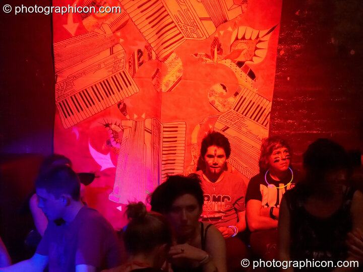 People chilling in the Ceilidh Project space at The Synergy Project. London, United Kingdom. © 2007 Photographicon