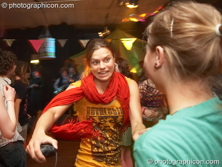 Dancers in the Ceilidh Project space at The Synergy Project. London, United Kingdom. © 2007 Photographicon