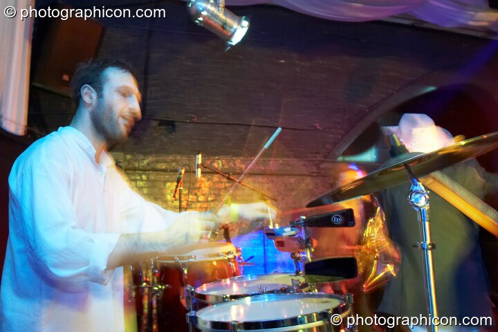 Ballalouda perform on the Costa Urbana stage at The Synergy Project. London, United Kingdom. © 2007 Photographicon
