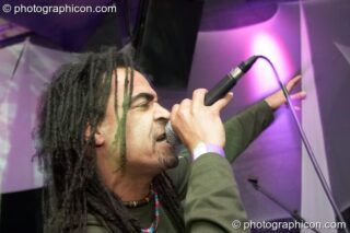 Subsonar + Brother Culture (Liquid Sound) perform on the Galactic Fantastic stage at The Synergy Project. London, United Kingdom. © 2008 Photographicon