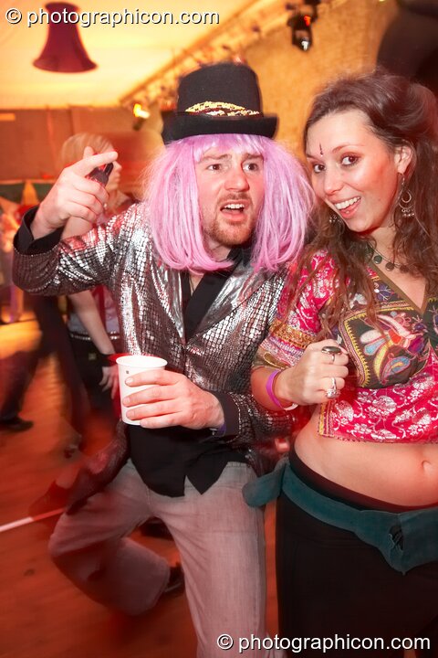 A man and woman in costume at The Synergy Project. London, United Kingdom. © 2008 Photographicon