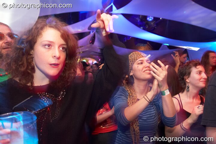 Dancers in the Bingly Bongly room with decor by ID Lite at The Synergy Project. London, United Kingdom. © 2008 Photographicon