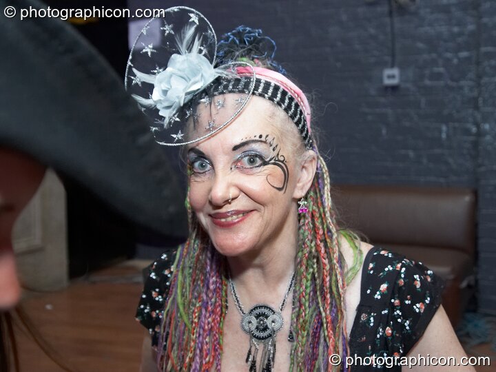 Wendalena Kaye is all dressed up in the Small World room at Luminopolis (formerly The Synergy Project). London, United Kingdom. © 2008 Photographicon
