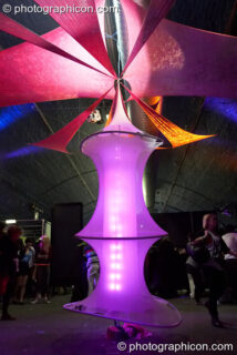 Decor and visual projects by Extra Dimensional Space Agency in the Folktronica room at Luminopolis (formerly The Synergy Project). London, United Kingdom. © 2008 Photographicon