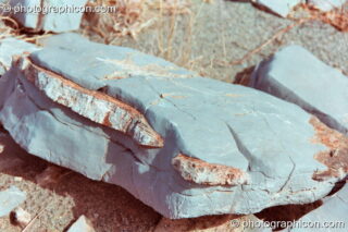 Close-up of the famous Cretan folded sedimentary rocks at Agios Pavlos. Agios Pavlos, Greece. © 2002 Photographicon
