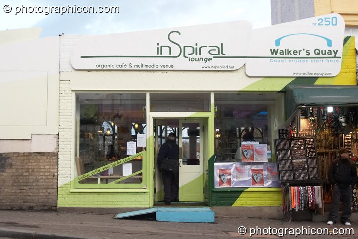 250 Camden High Street - the inSpiral Lounge organic cafe and multimedia venue. London, United Kingdom. © 2008 Photographicon