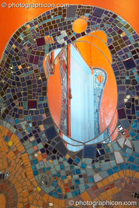 Mosaic artwork in the bathroom at the Kingston Goddess Temple. Kingston-upon-Thames, United Kingdom. © 2007 Photographicon