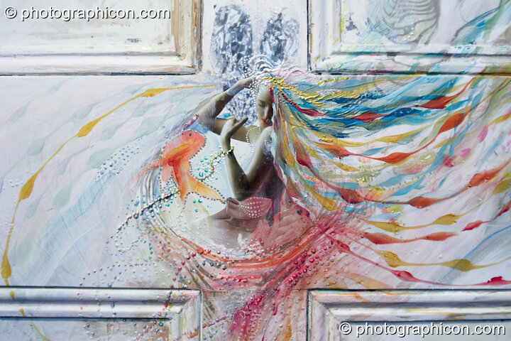 Artwork painted onto the door of the Fairy Room at the Kingston Goddess Temple. Kingston-upon-Thames, United Kingdom. © 2007 Photographicon