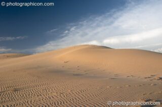 Sand dunes on a beach in Boesmansriviermond - Eastern Cape, South Africa. Boesmansriviermond, South Africa. © 2005 Photographicon