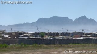 Shacks on the Cape Flats, Cape Town - Western Cape, South Africa. Cape Town, South Africa. © 2005 Photographicon