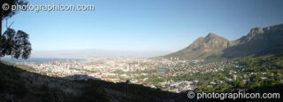 View East on Signal Hill, Cape Town - Western Cape, South Africa. Cape Town, South Africa. © 2005 Photographicon