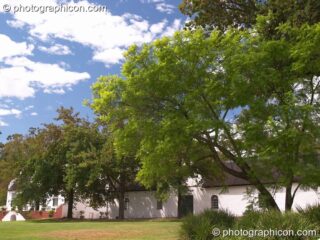 The lush gardens of Rustenberg Vinyard, Stellenbosch - Western Cape, South Africa. Stellenbosch, South Africa. © 2005 Photographicon